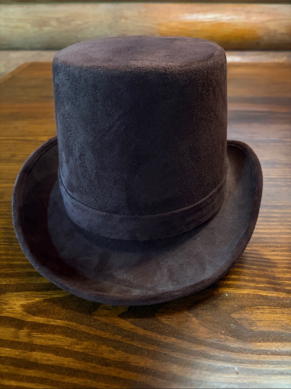 Chocolate Brown Adjustable Top Hat